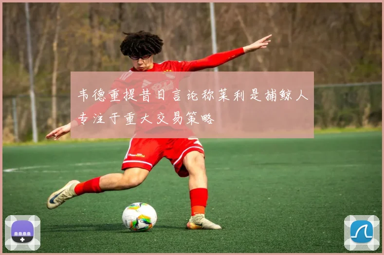 韦德重提昔日言论称莱利是捕鲸人专注于重大交易策略